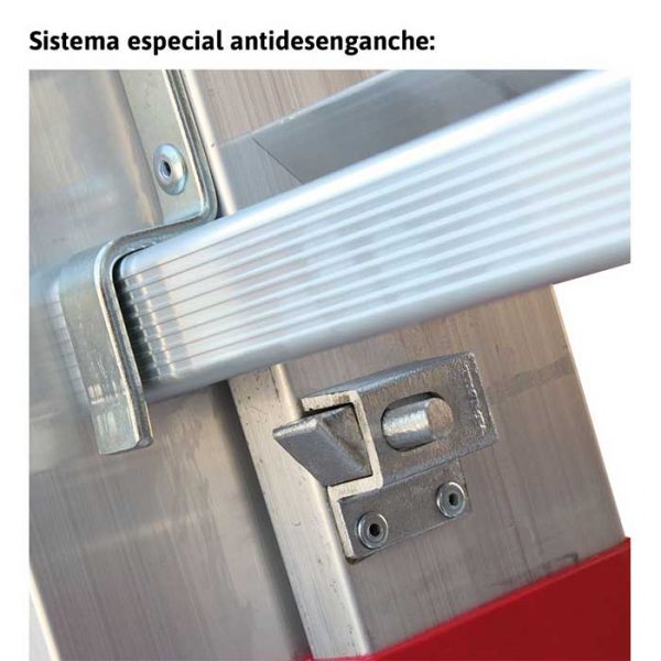 Escalera multiuso de 3 tramos con peldaños cómodos - Imagen 3