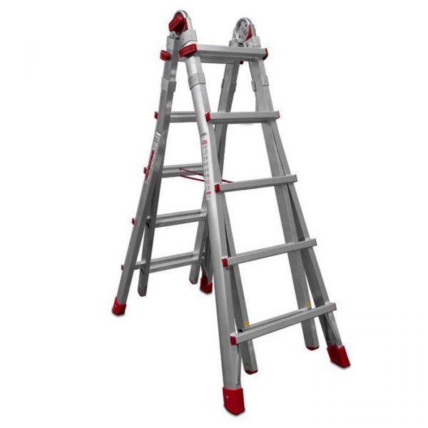 Escalera telescópica de aluminio multiusos súper profesional TELES - Imagen 2