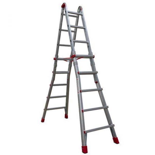 Escalera telescópica de aluminio multiusos súper profesional TELES - Imagen 3