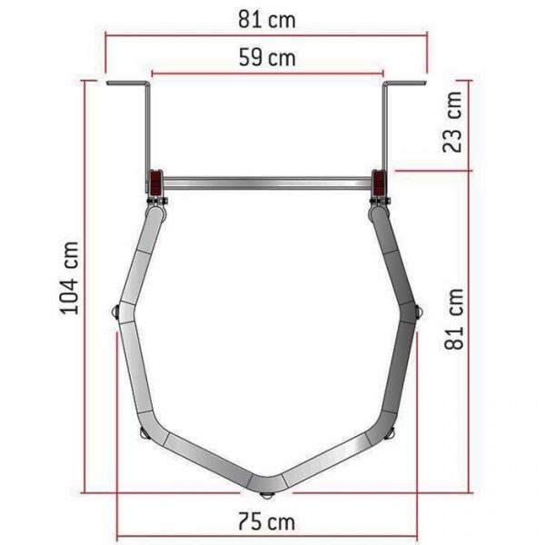 Escalera vertical de seguridad con jaula de protección SVS2 - Imagen 3