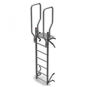 Escalera vertical de seguridad sin jaula de protección SV20