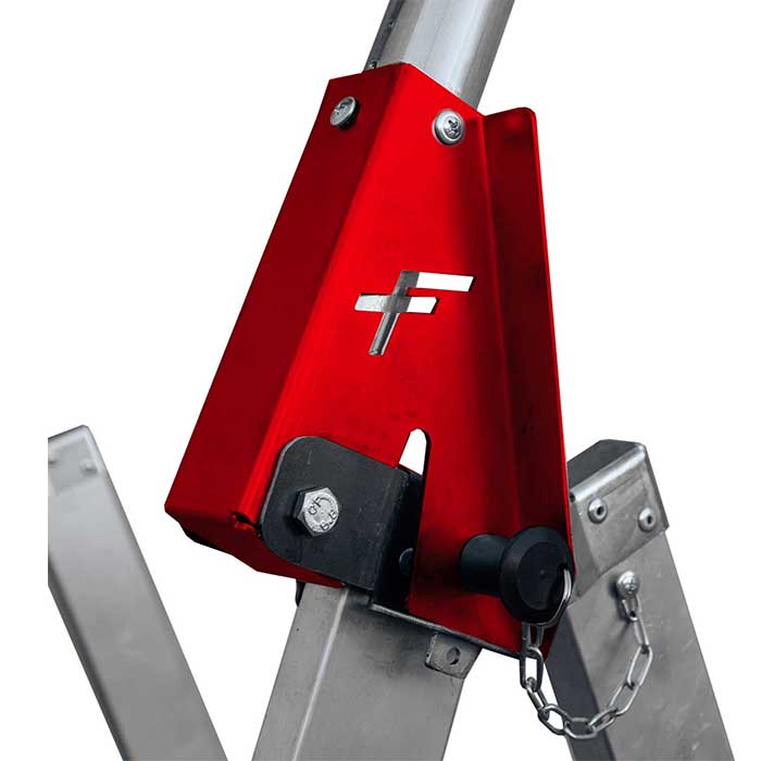 Escalera con amplia plataforma y altura regulable - Imagen 5