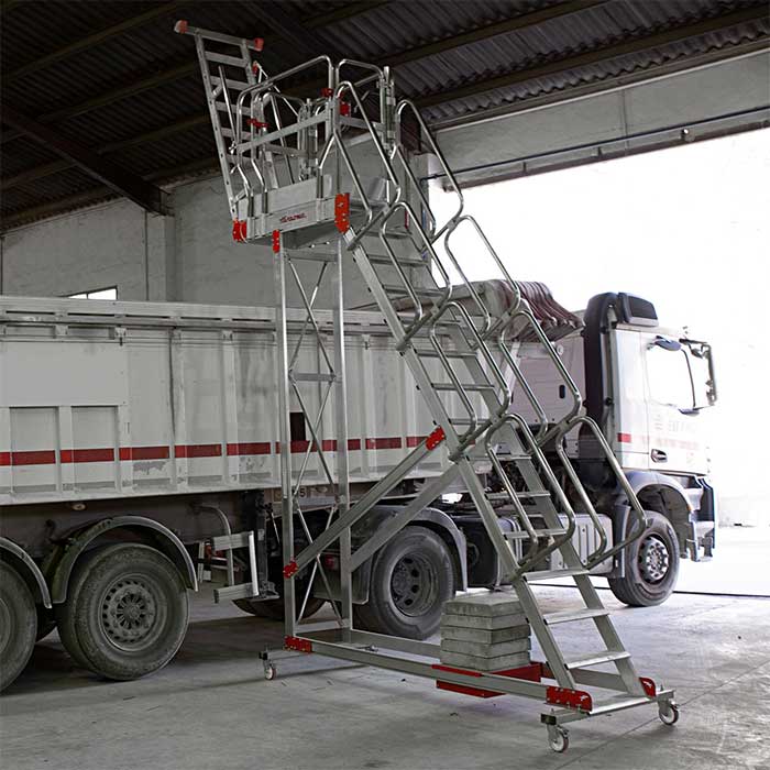 Escalera de acceso a camiones bañera SY-BA 2 Escalera de acceso a camiones bañera SY-BA - Imagen 2