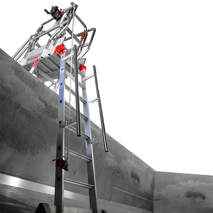 Escalera de acceso a camiones bañera SY-BA 3 Escalera de acceso a camiones bañera SY-BA - Imagen 3