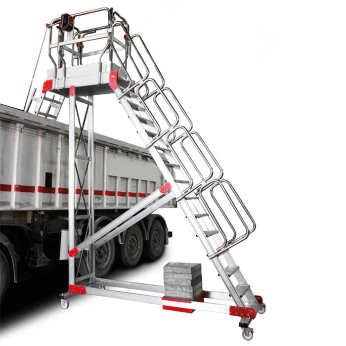 Escalera de acceso a camiones bañera SY-BA 1 Escalera de acceso a camiones bañera SY-BA