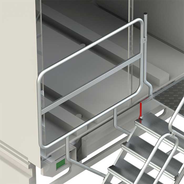 Escalera para tráiler y frigoríficos SY-CA 4 Escalera para tráiler y frigoríficos SY-CA - Imagen 4