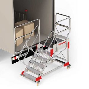Escalera para tráiler y frigoríficos SY-CA