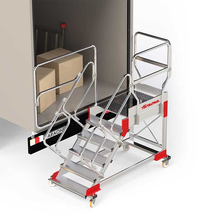 Escalera para tráiler y frigoríficos SY-CA 1 Escalera para tráiler y frigoríficos SY-CA