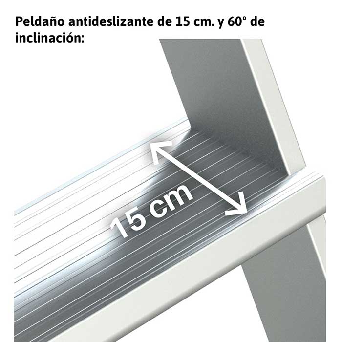 Escalera de aluminio fija SG60 4 Escalera de aluminio fija SG60 - Imagen 4