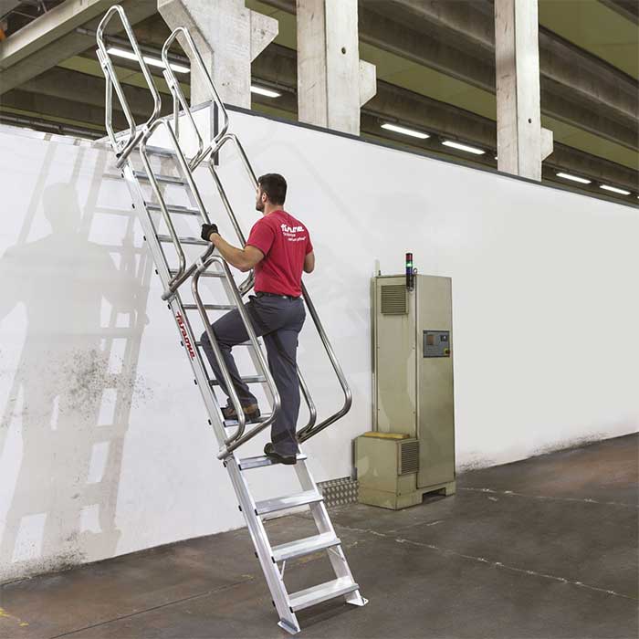 Escalera de aluminio fija SG60 2 Escalera de aluminio fija SG60 - Imagen 2