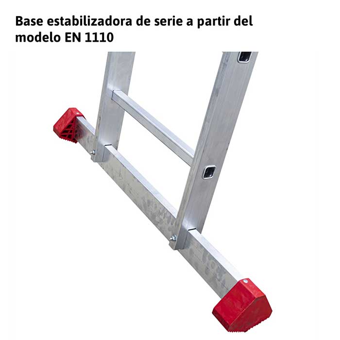 Escalera de apoyo peldaños anchos EN1100 3 Escalera de apoyo peldaños anchos EN1100 - Imagen 3